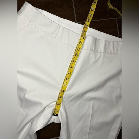 Spanx On-The-Go Cropped Kick Flare Pants Classic White sz 2X - Picture 10 of 11